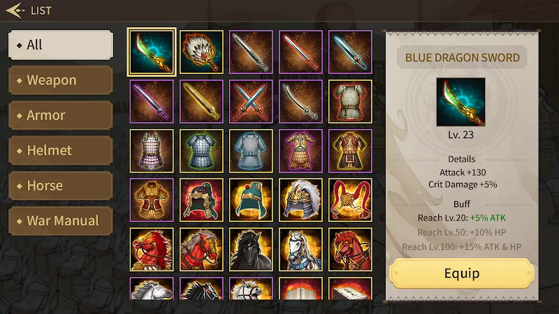 Three Kingdoms: Grand Strategy capture d'écran du jeu 4