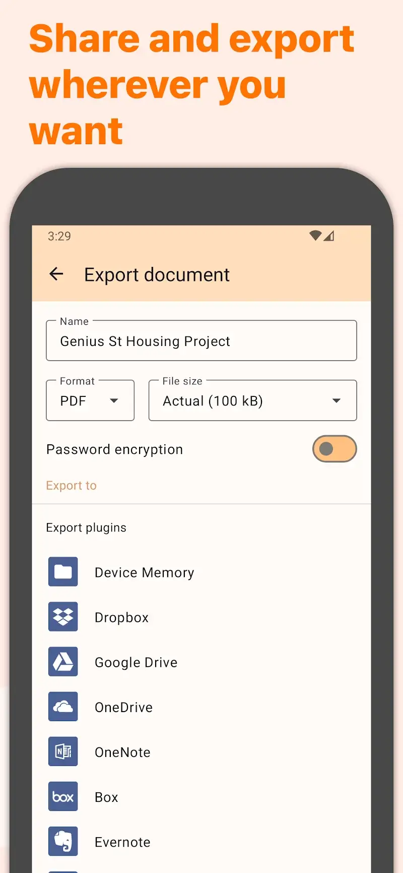 Captura de tela 4 do Genius Scan Enterprise