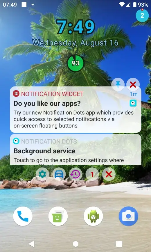 Notification Widget - Screenshot 2