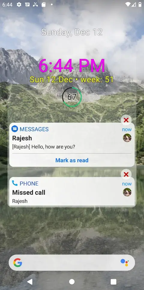 Notification Widget - Screenshot 5