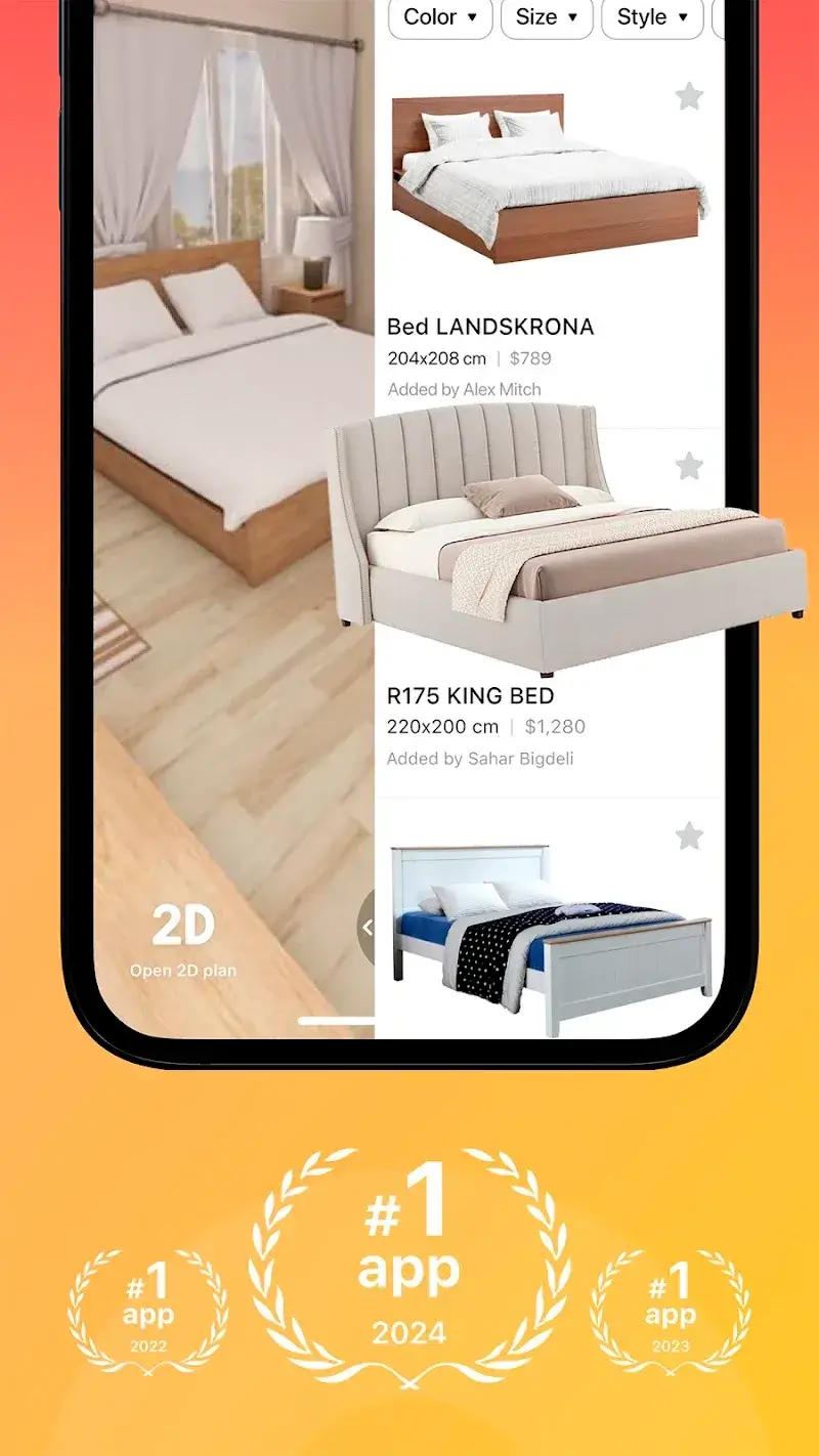 Tangkapan Layar Room Planner 2