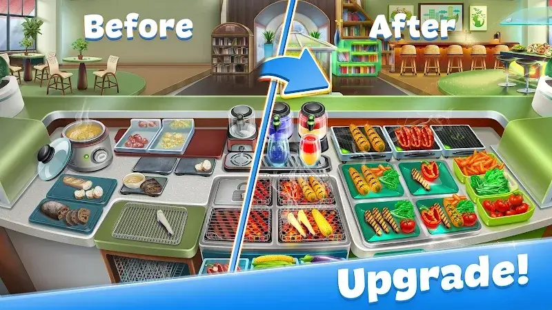 Tangkapan layar Cooking Fever 4