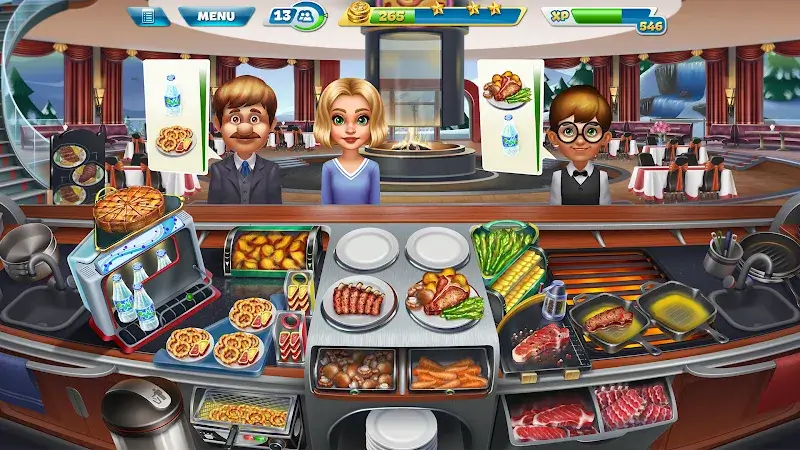 Tangkapan layar Cooking Fever 6