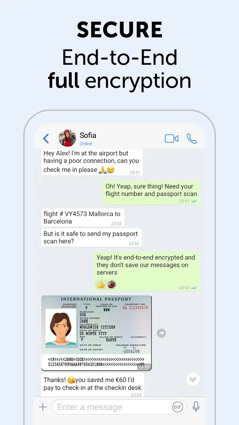 Vista previa 2 de Zangi Messenger