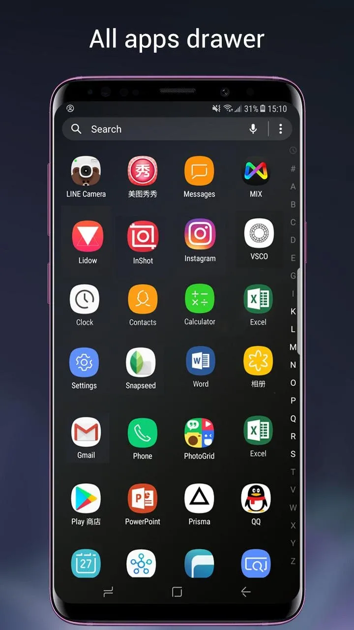 S9 Launcher Vista Previa 2