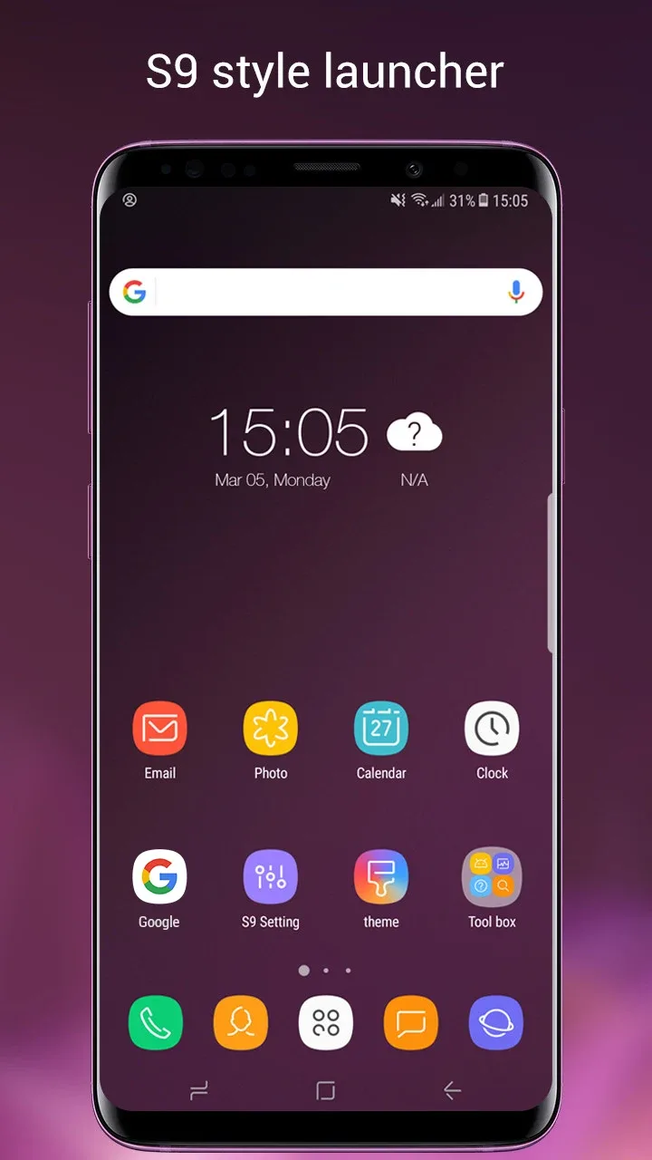 S9 Launcher - Primera Imagen