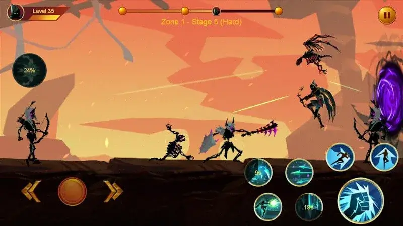 Screenshot di gioco di Shadow Fighter 2 6
