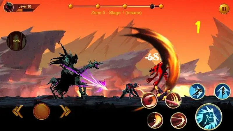 Screenshot di gioco di Shadow Fighter 2 1