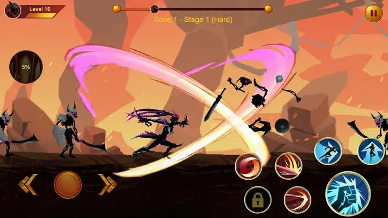 Screenshot di gioco di Shadow Fighter 2 4