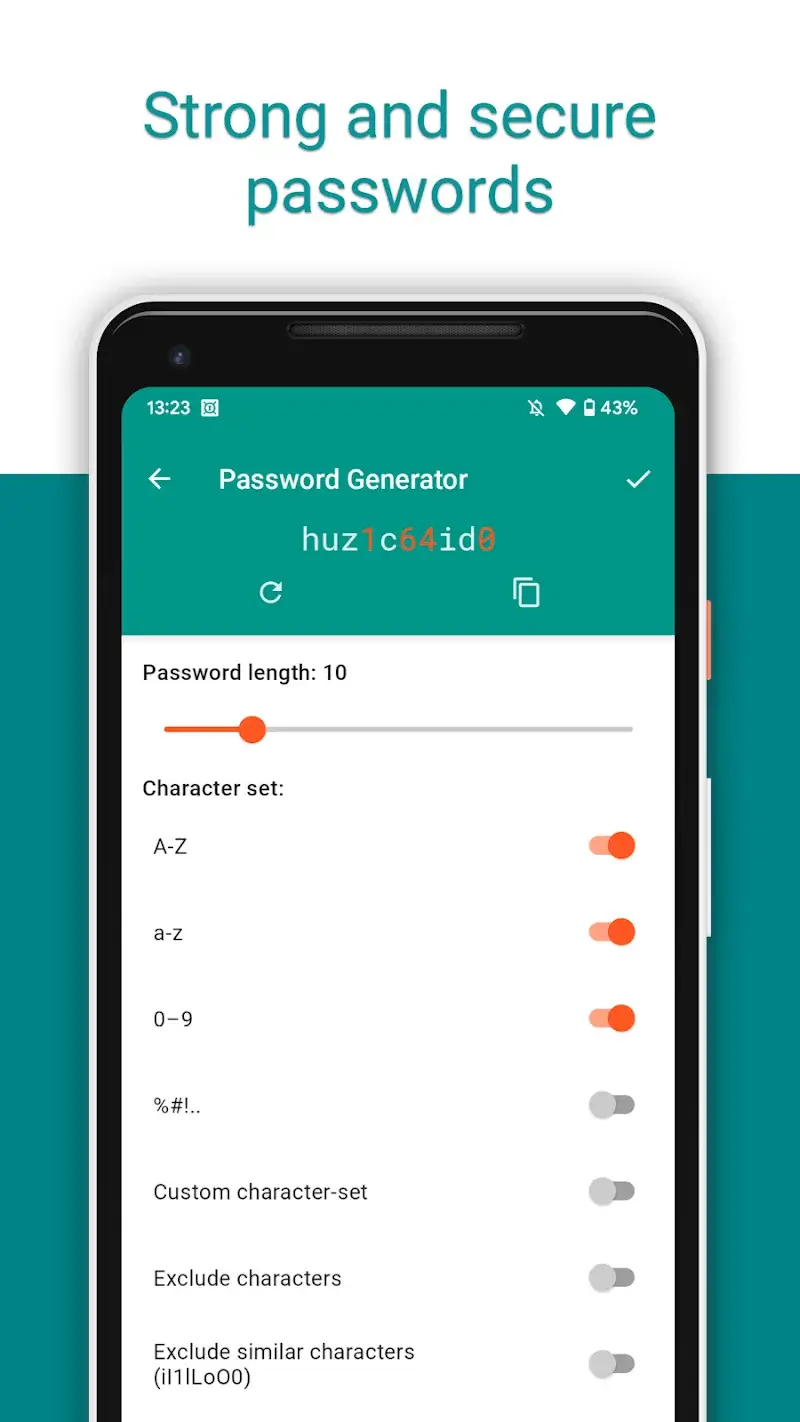 ภาพหน้าจอ Password Safe and Manager 5