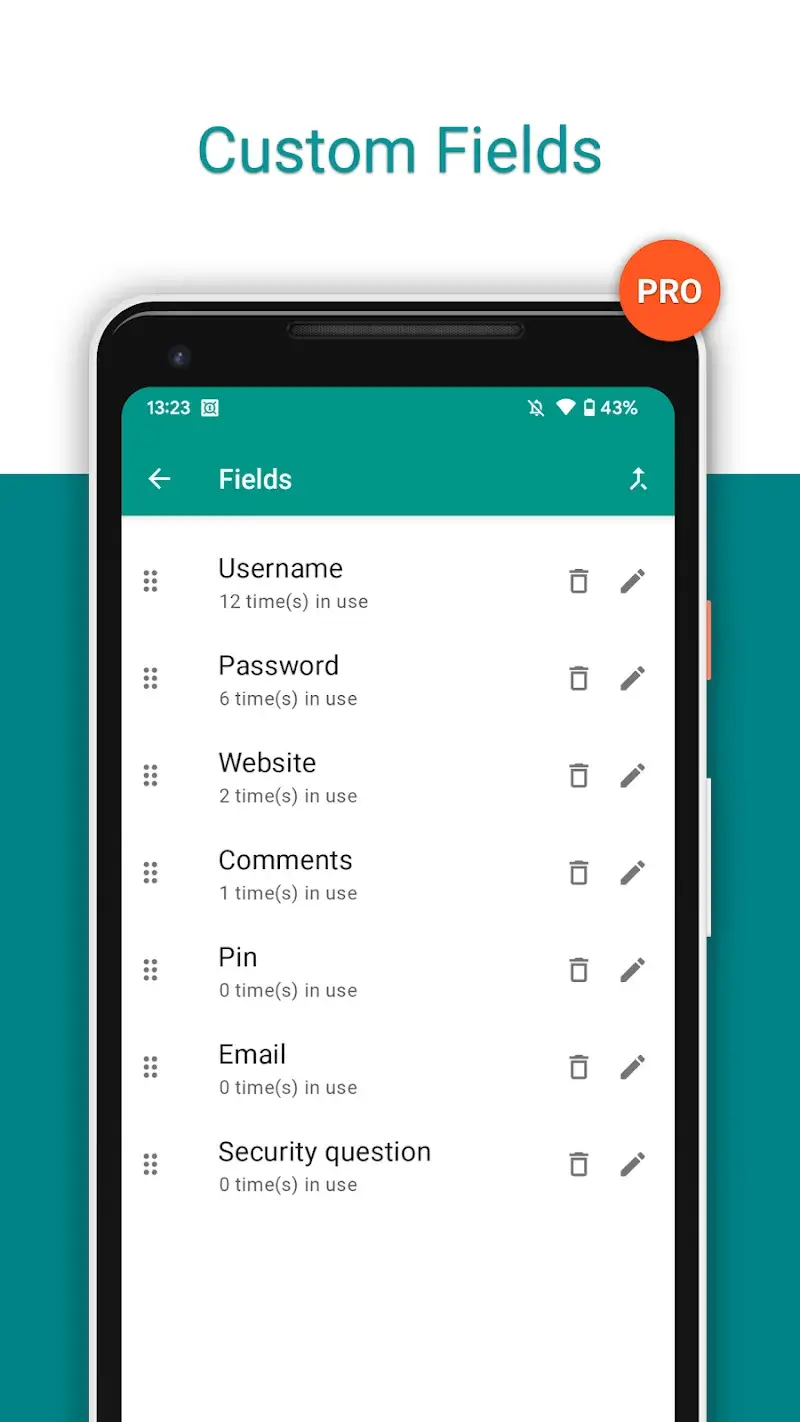 ภาพหน้าจอ Password Safe and Manager 4