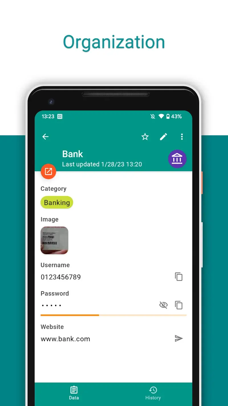 ภาพหน้าจอ Password Safe and Manager 2