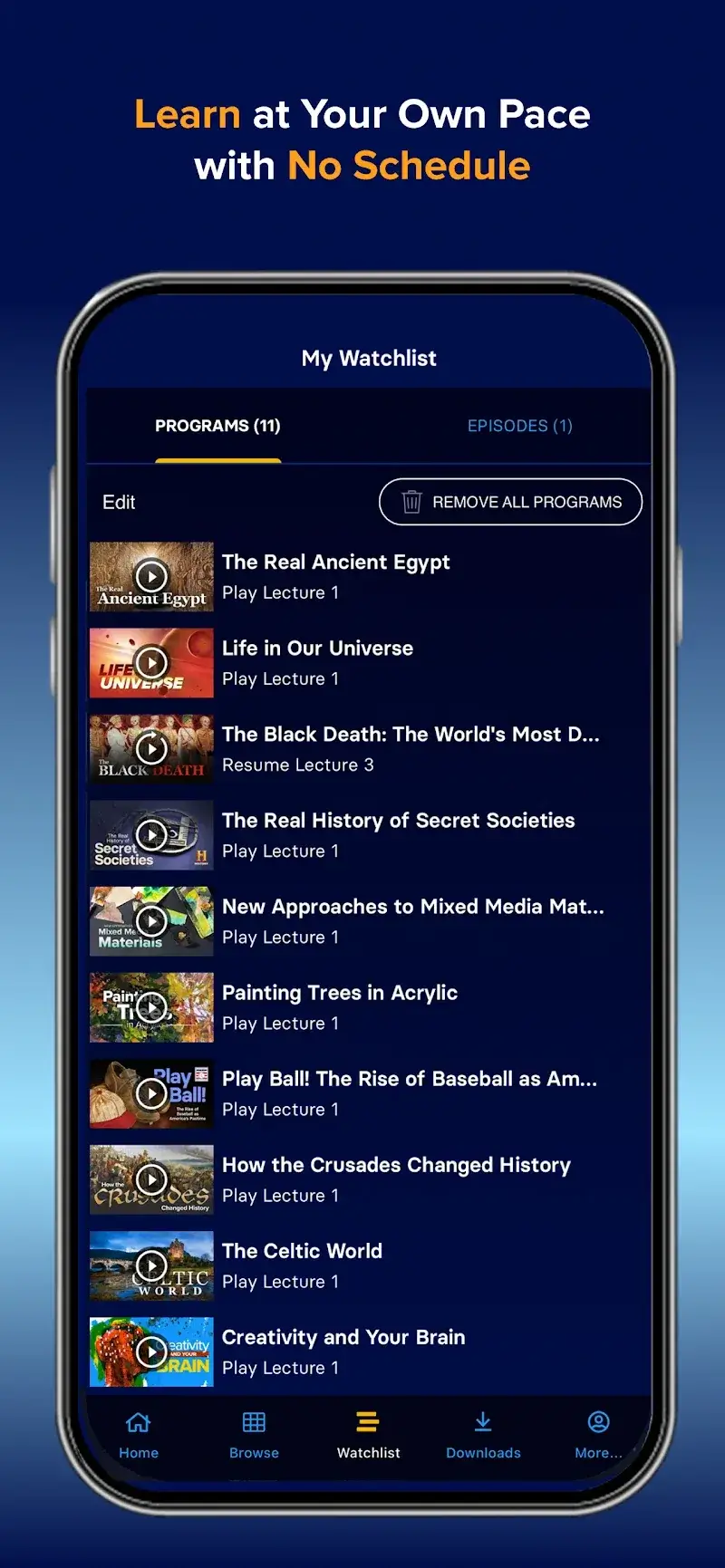 ภาพหน้าจอ The Great Courses Plus 6