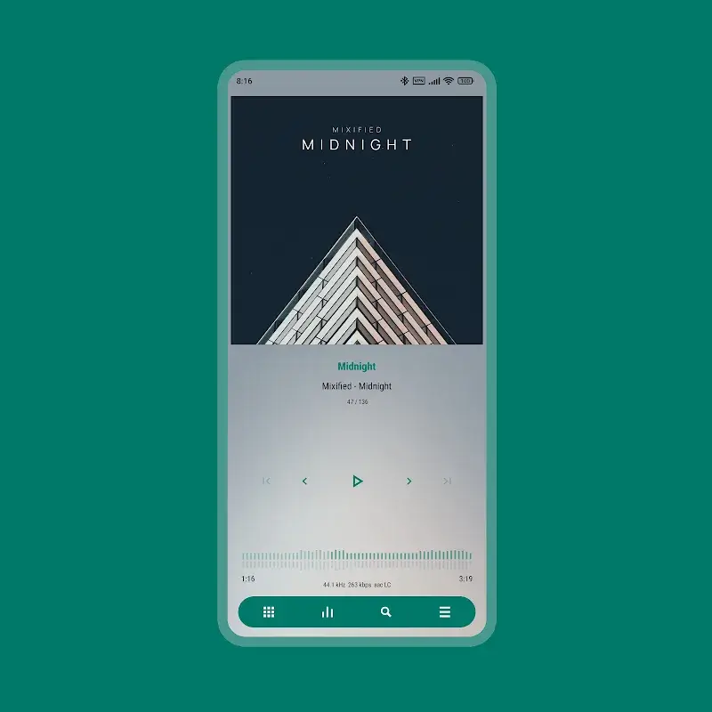 Скриншот 4 Luminous - Poweramp Skin