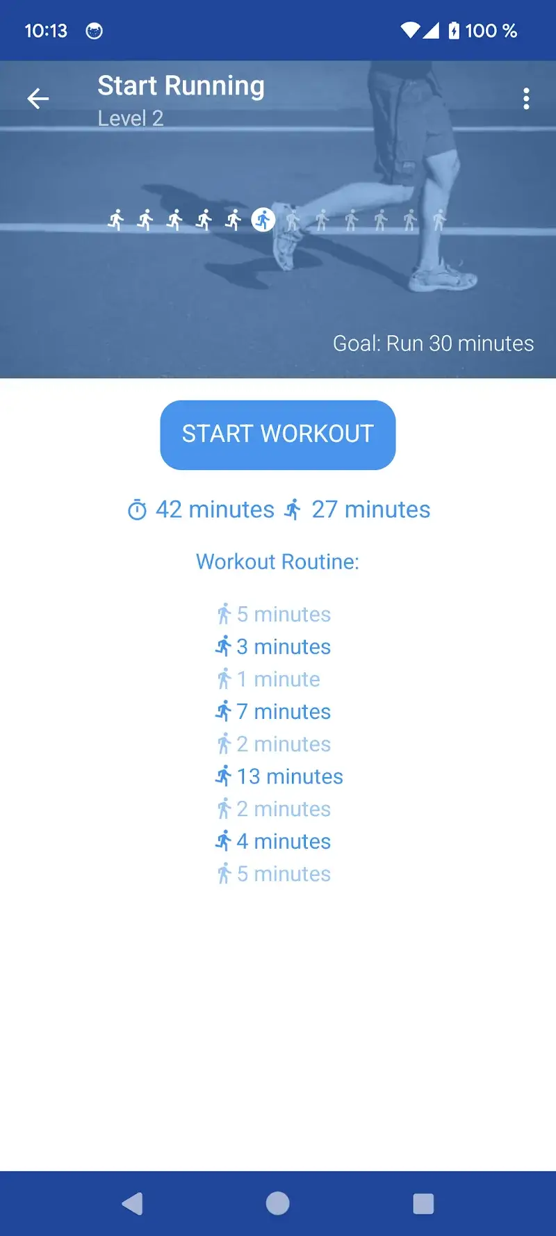 Start  Running screenshot 2