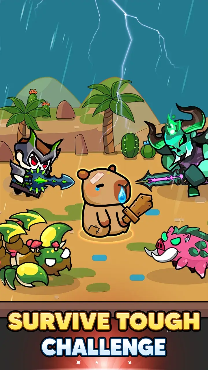 Capybara Survivor: Idle Battle screenshot 6