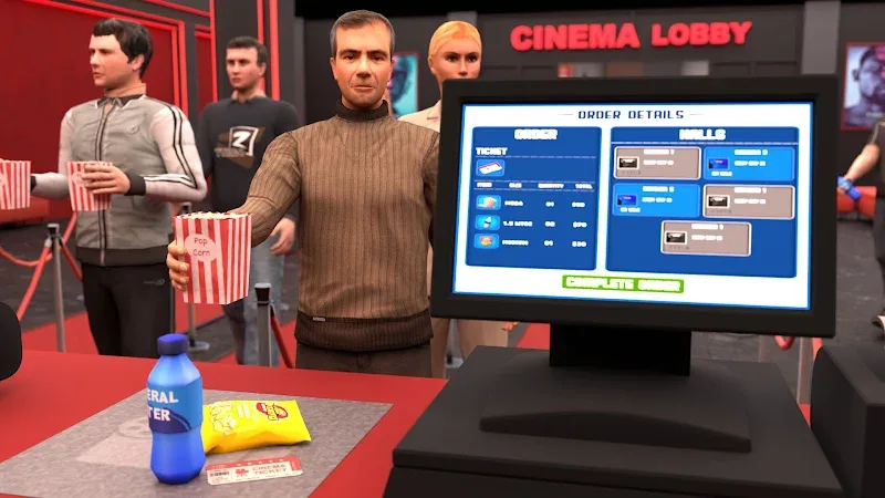 Cinema Movie Theatre Simulator captura de pantalla 2