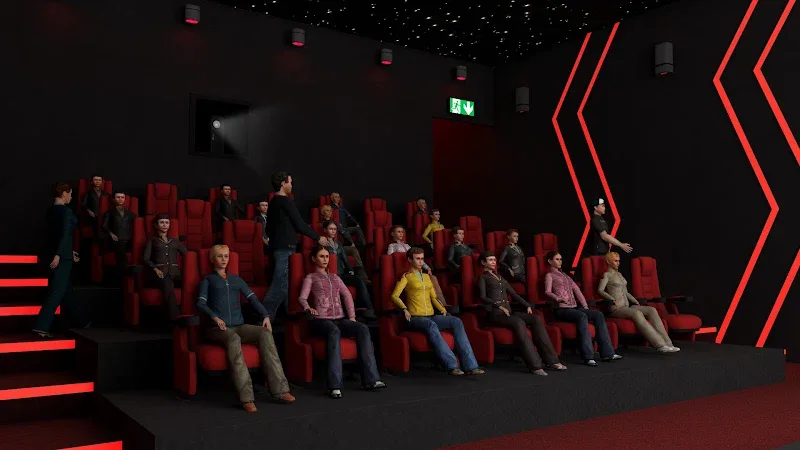 Cinema Movie Theatre Simulator captura de pantalla 4