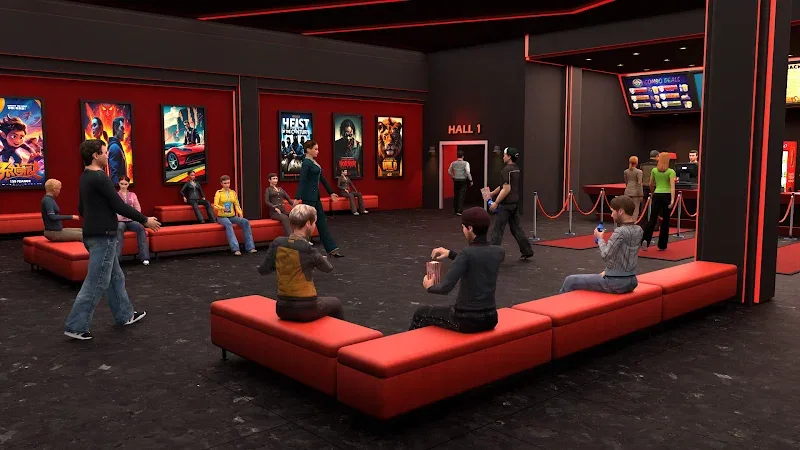 Cinema Movie Theatre Simulator captura de pantalla 3