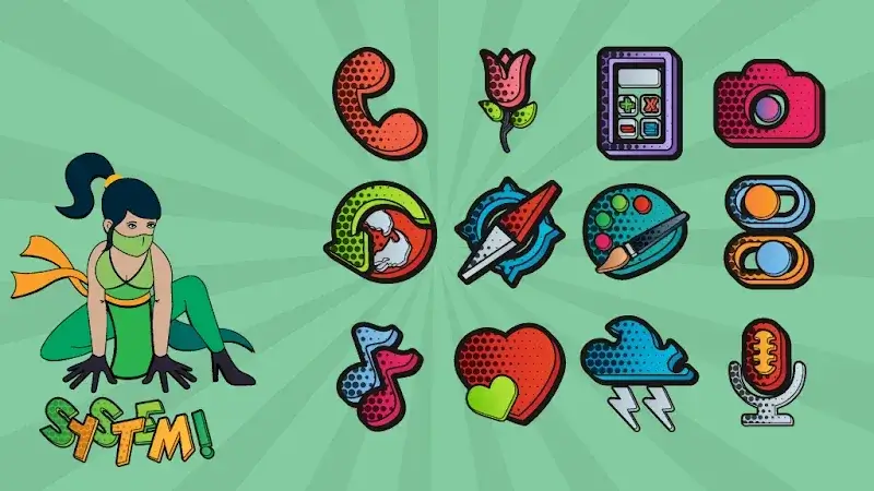 Comics Icon Pack screenshot 5