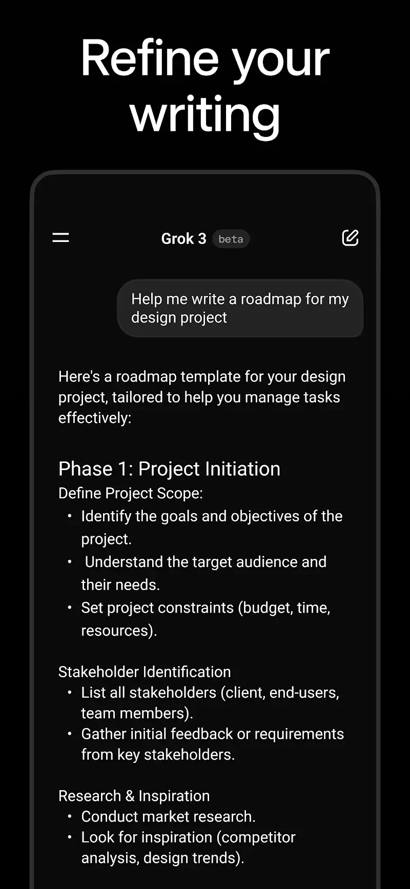 Grok - AI Assistant ekran görüntüsü 4