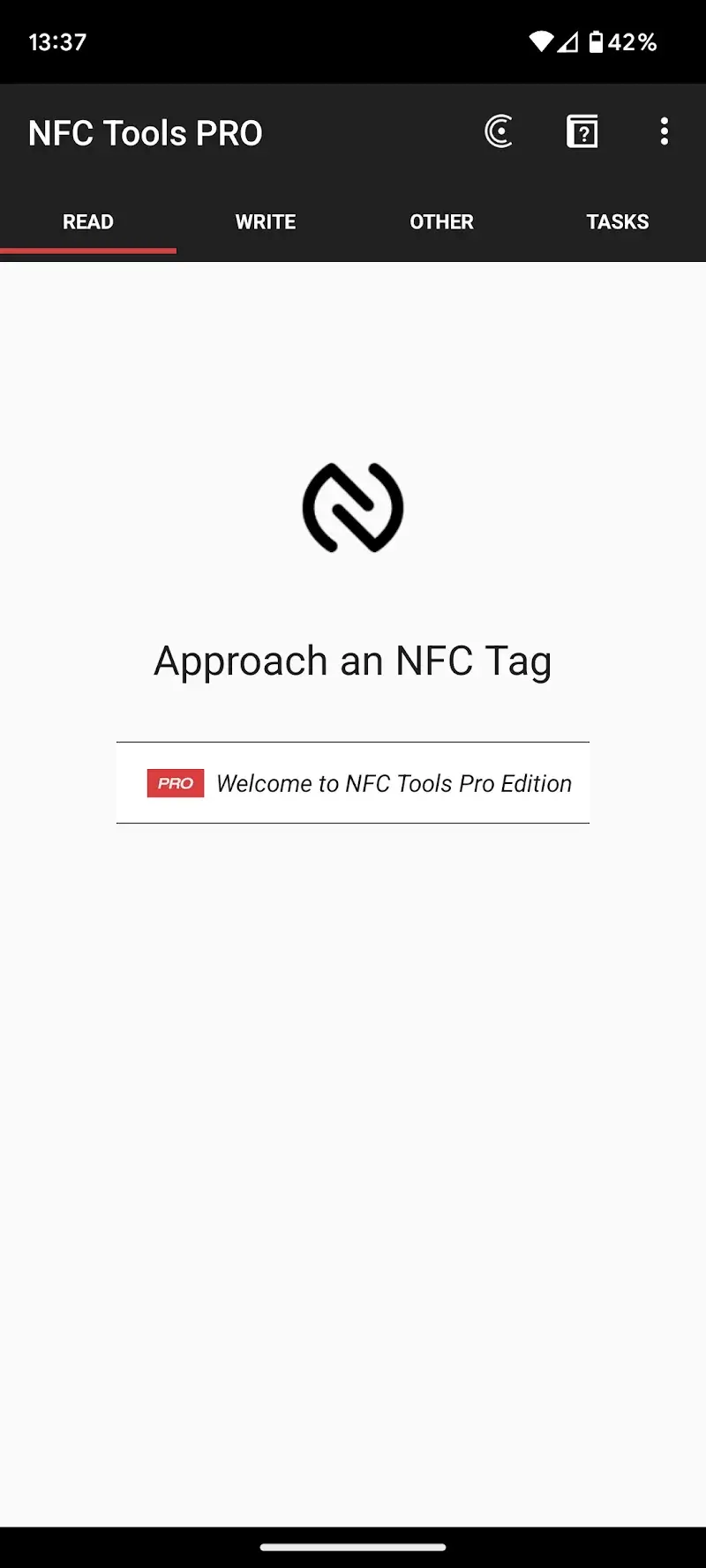 NFC Tools - Pro Edition captura de pantalla 1