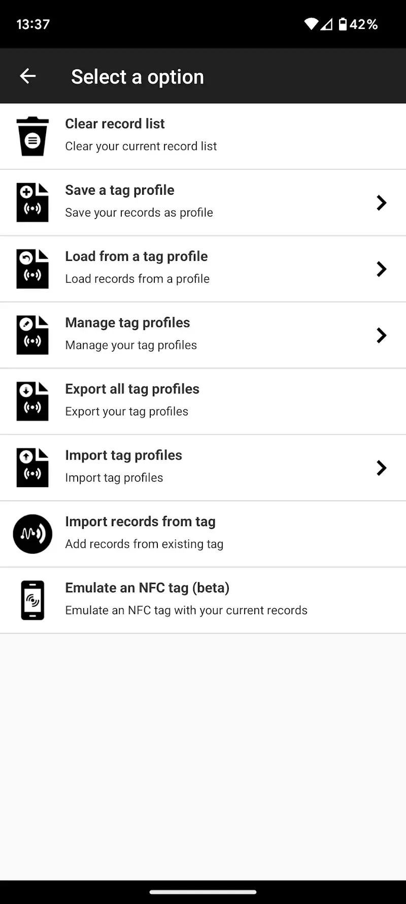 NFC Tools - Pro Edition captura de pantalla 4