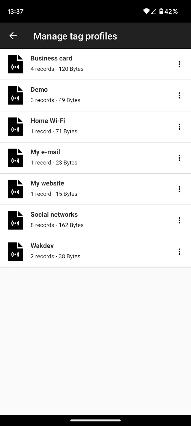 NFC Tools - Pro Edition captura de pantalla 5