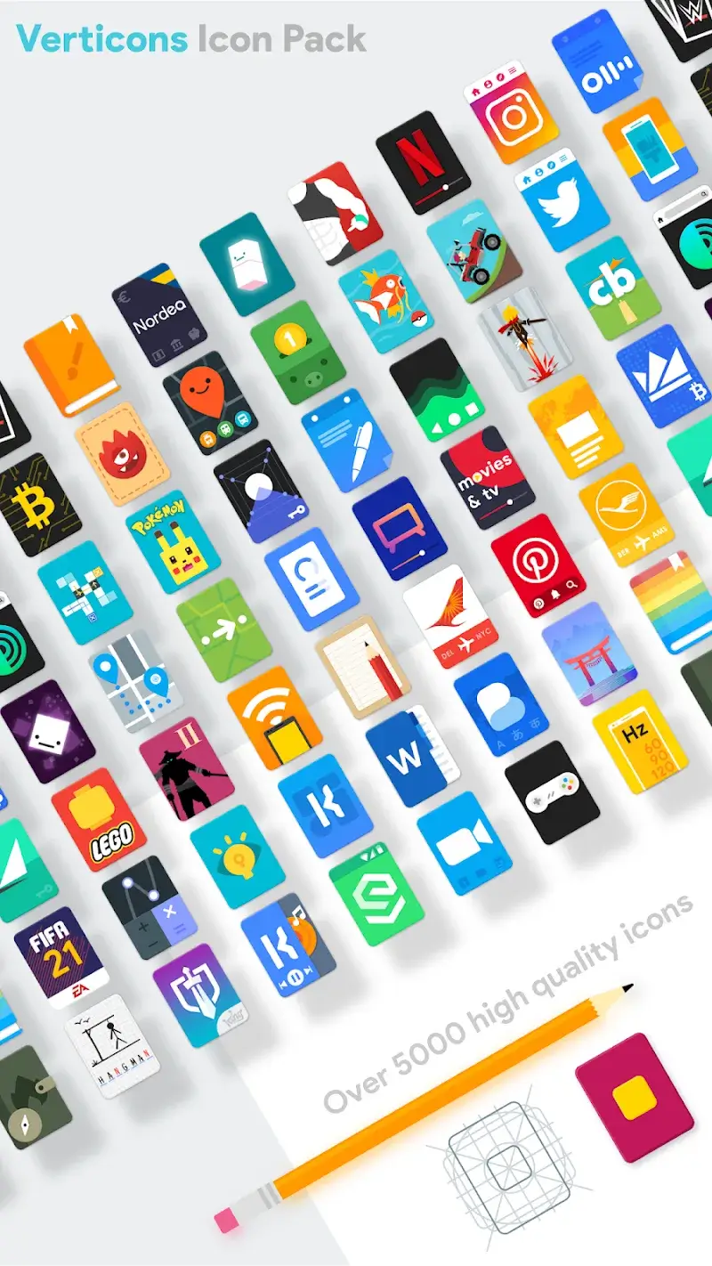 Anteprima 4 di Verticons Icon Pack