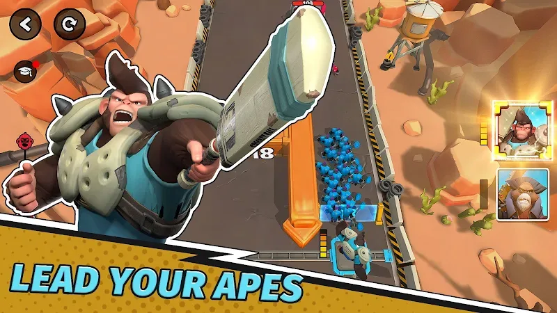Tangkapan layar Monkey Control 3
