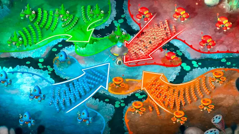 ภาพหน้าจอ Mushroom Wars 2 4