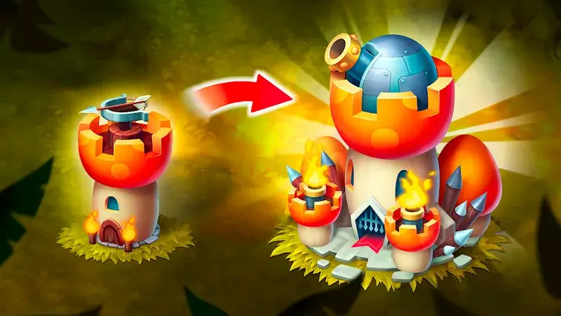 ภาพหน้าจอ Mushroom Wars 2 3