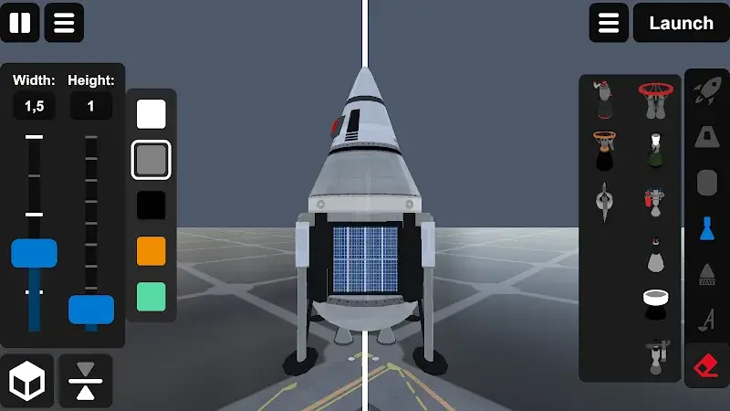Tangkapan layar Ellipse: Rocket Simulator 2