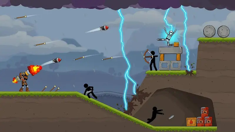 Boom Stick: Bazooka Puzzles Captura 2