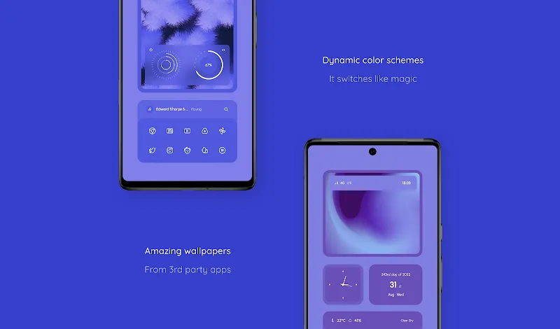 Capture d'écran Futura KLWP 3