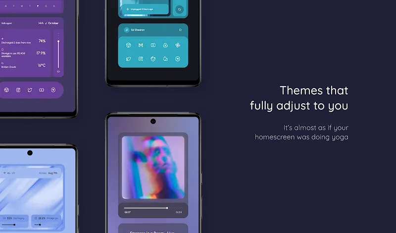 Capture d'écran Futura KLWP 2