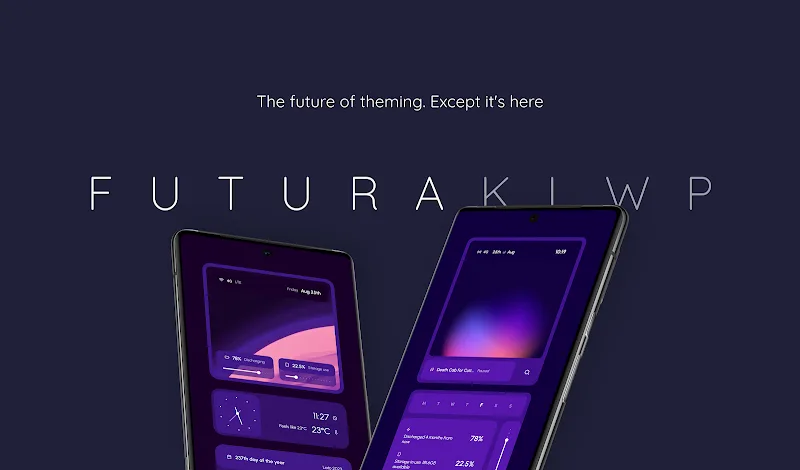Capture d'écran Futura KLWP 1