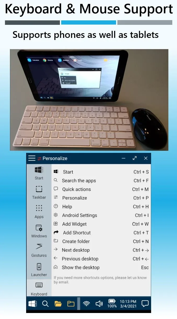 Captura de pantalla de Win-X Launcher 5