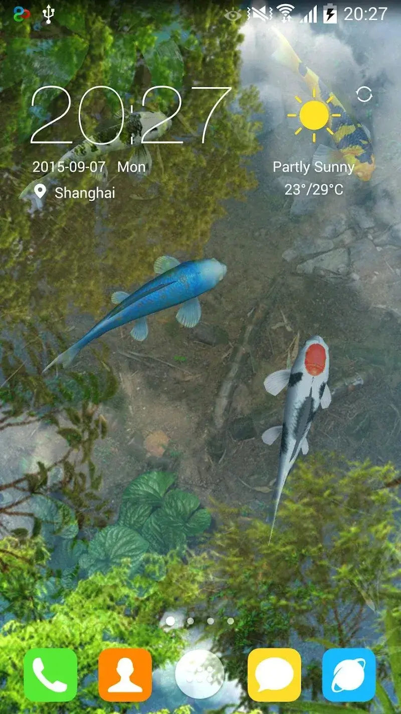 Water Garden Live, Live Wallpaper ekran görüntüsü 2