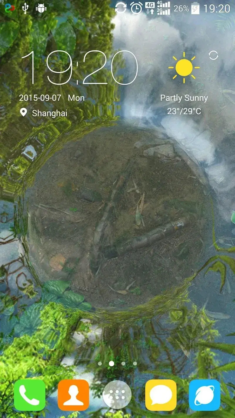 Water Garden Live Wallpaper ekran görüntüsü 1