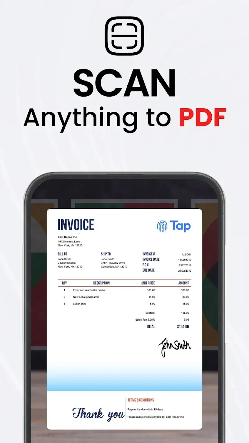 TapScanner screenshot 2