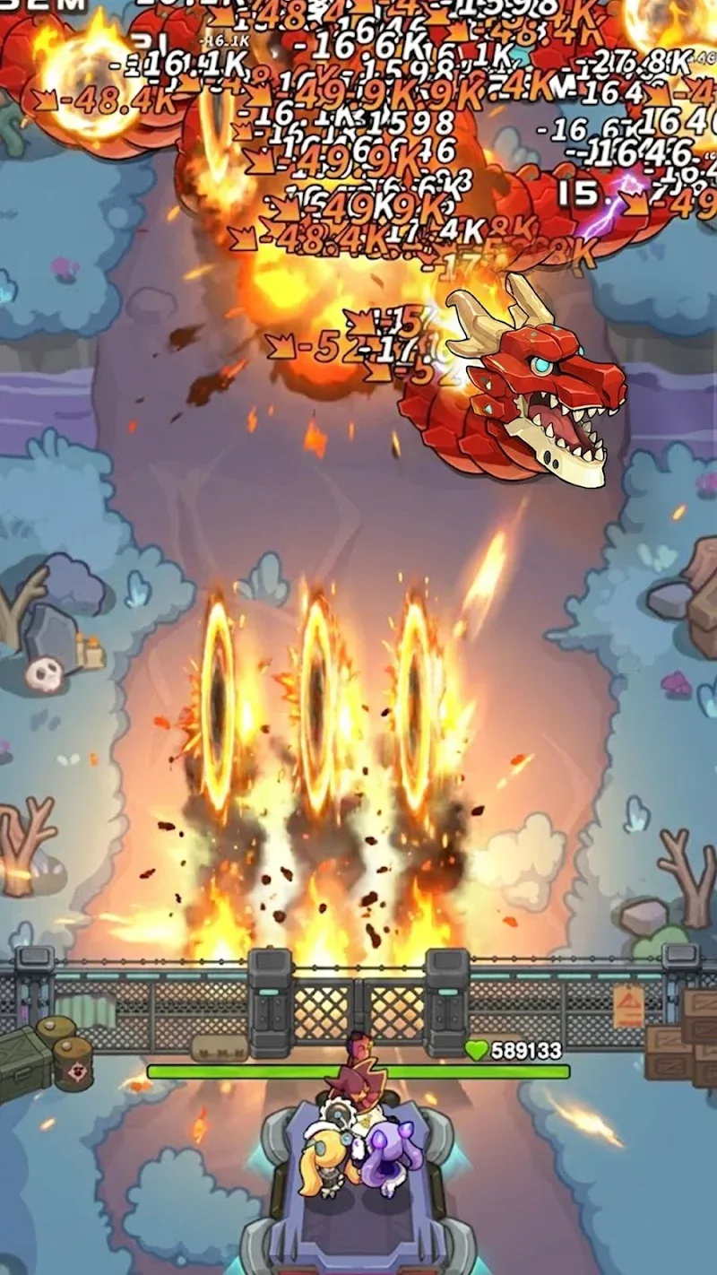 Capture d'écran de Dragon Fever TD! 2