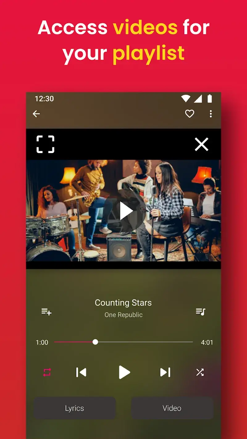 Audify Music Player Captura de Pantalla 3
