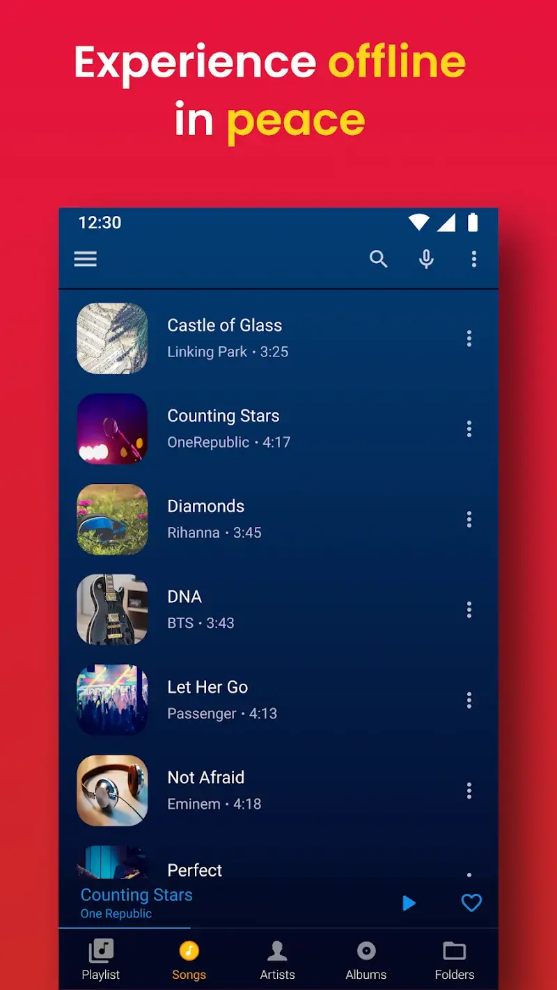 Audify Music Player Captura de Pantalla 4
