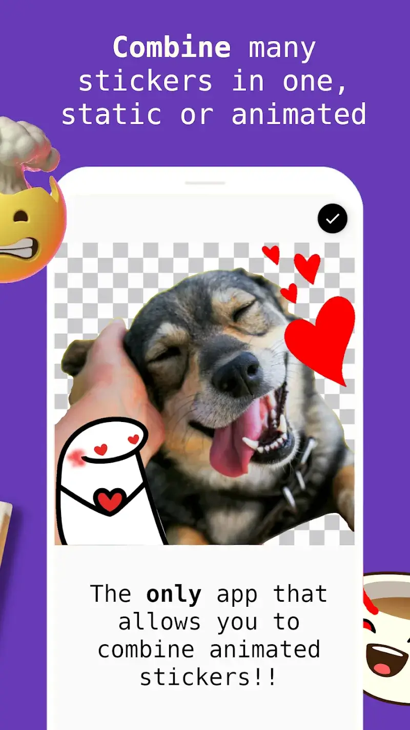 Capture d'écran Animated Sticker Maker 6