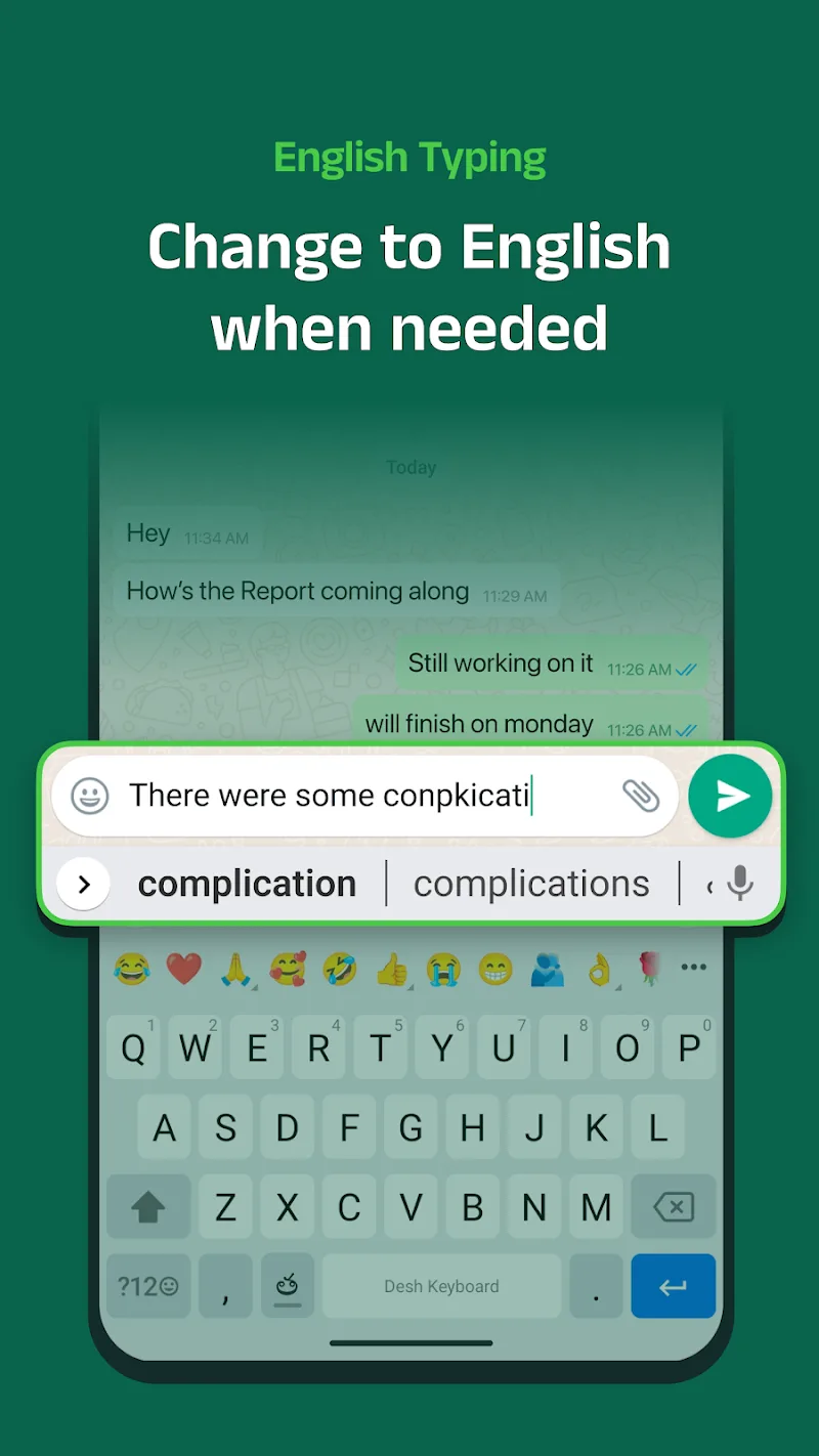 Prévia do app Desh Telugu Keyboard 3