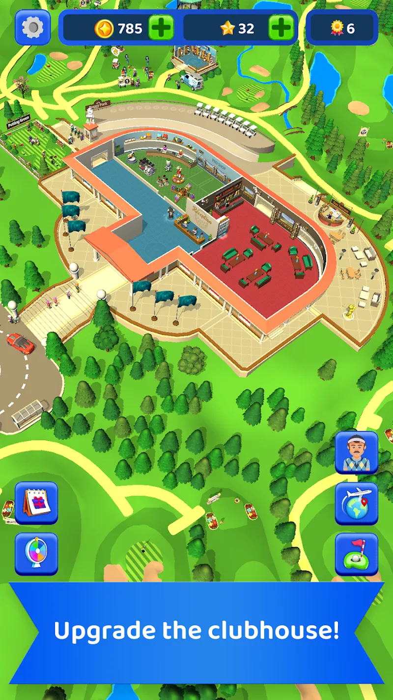 ภาพหน้าจอ Idle Golf Club Manager Tycoon 2