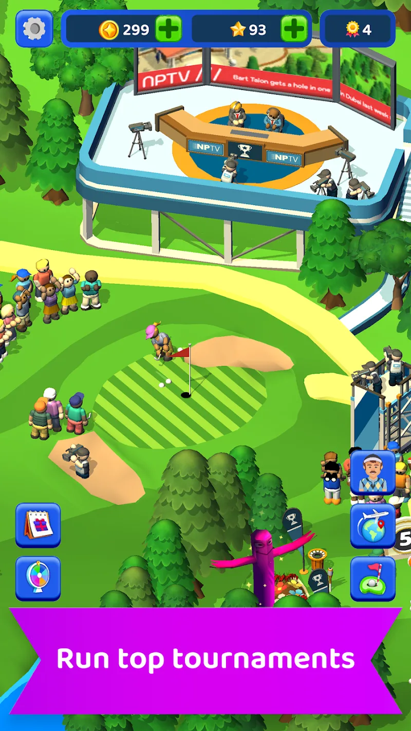ภาพหน้าจอ Idle Golf Club Manager Tycoon 4