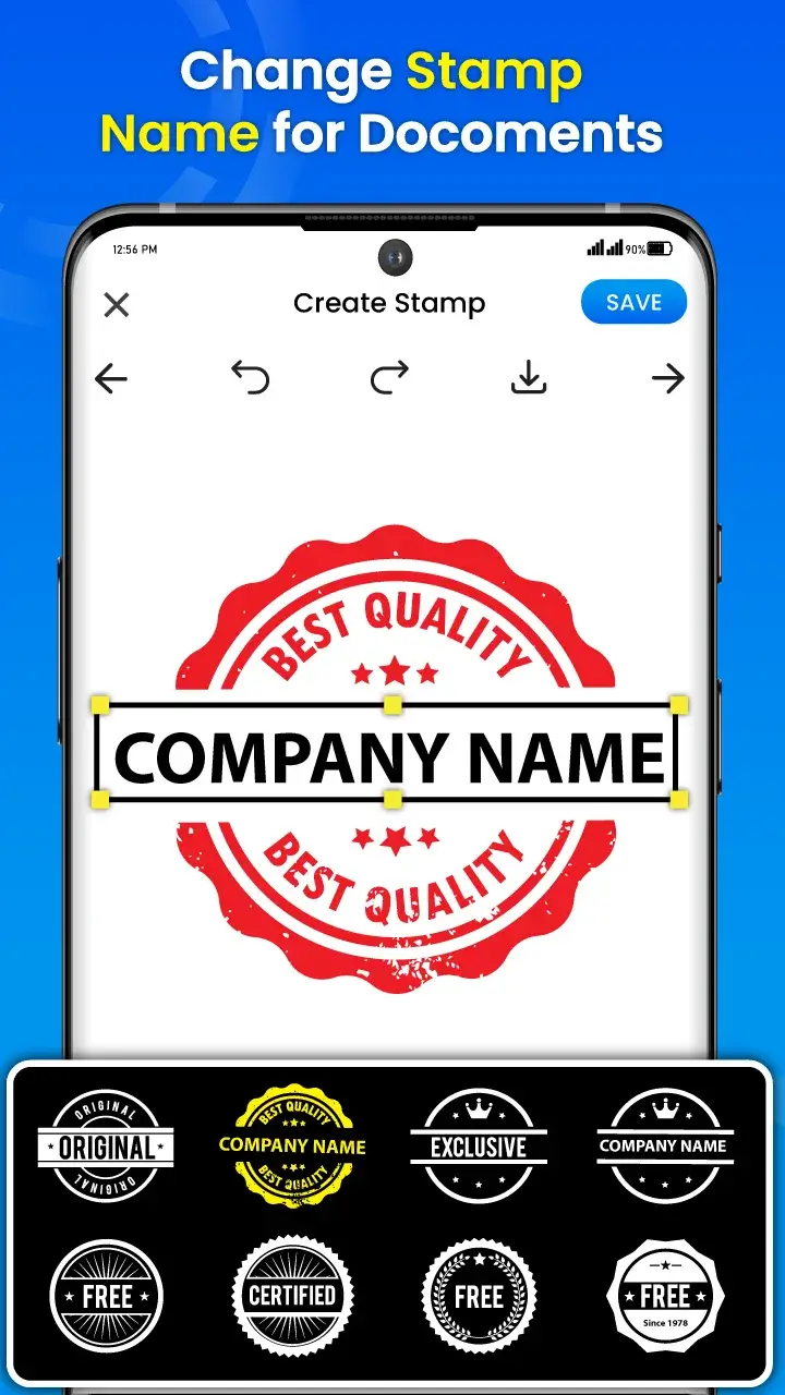 Capture d'écran 6 de Stamp Maker: Photos Watermark