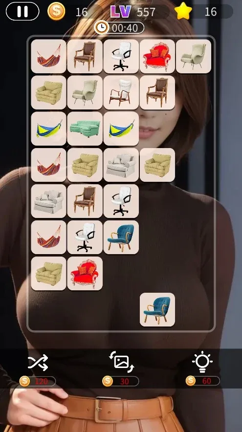Adult Onet Match Girl Game 미리보기 스크린샷 5